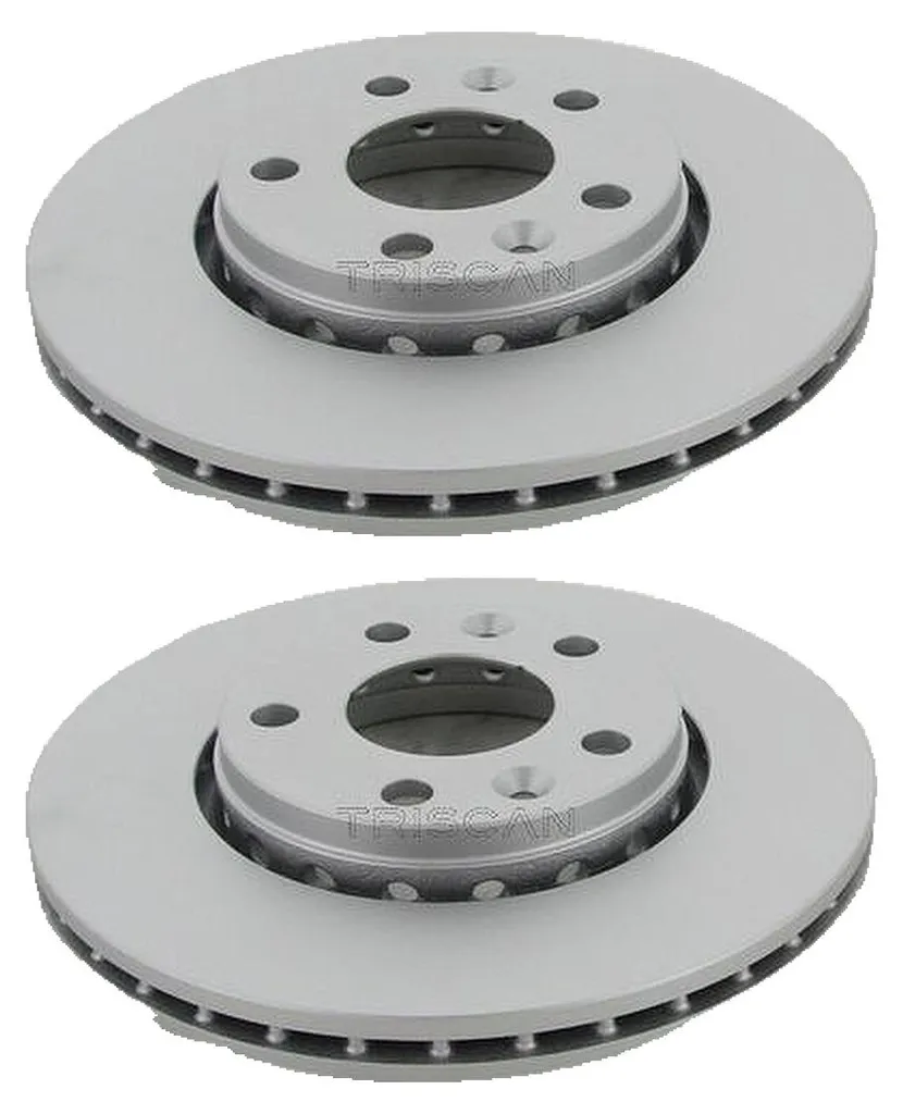 2x TRISCAN 8120 25155C Disque de frein pour Renault Mégane III Grandtour