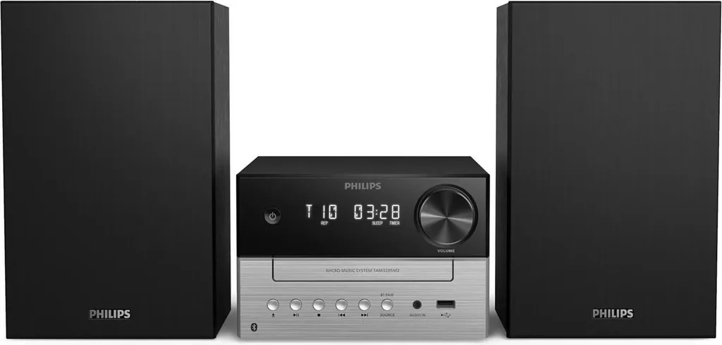 Philips TAM3205M2/12 Impianto Stereo Casa CD MP3 Bluetooth USB