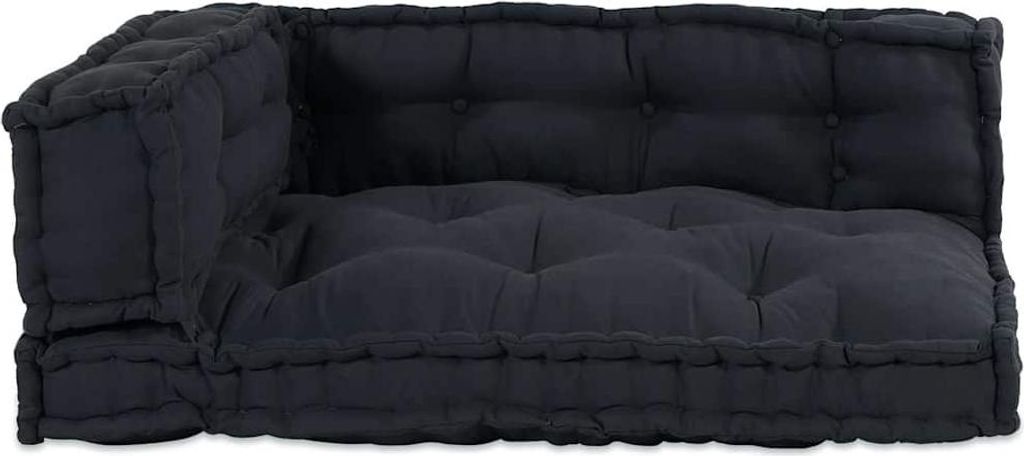 "2026 Moderne" Sofakissen 3er-set Anthrazit Stoff - Gartenmöbelauflagen CC396998