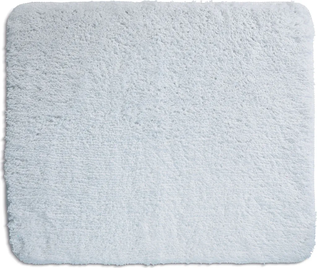 Tapis de bain anti-glisse blanc Kela Livana 20678 : confort et sécurité
