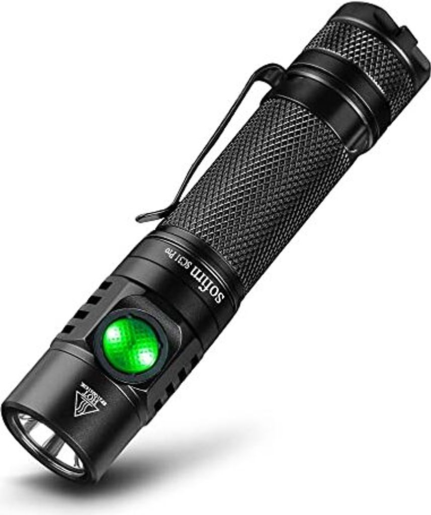 Sofirn SC31 Pro LED Torch Super hell 2000 Lumen SST40 LEDs USB wiederaufladbares Handheld Light Anduril UI wasserdichte Speicherfunktion 18650 Batteri