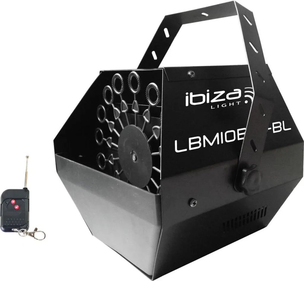 Ibiza Macchina Bolle LBM10BAT-BL Portatile | Divertimento Assicurato
