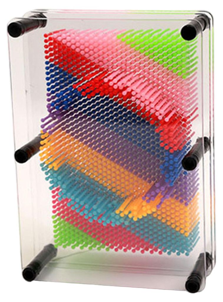 3D-Stift-Kunst-Sensorikspielzeug, neuartiges Klonhandmodell, Nadelspielzeug, Kunststoff-Fidget-Handbrett für Zuhause, Schreibtischdekoration, Gebu...