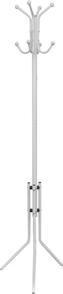 Porte-manteau sur pied blanc en acier design arbre pour chambre et salon