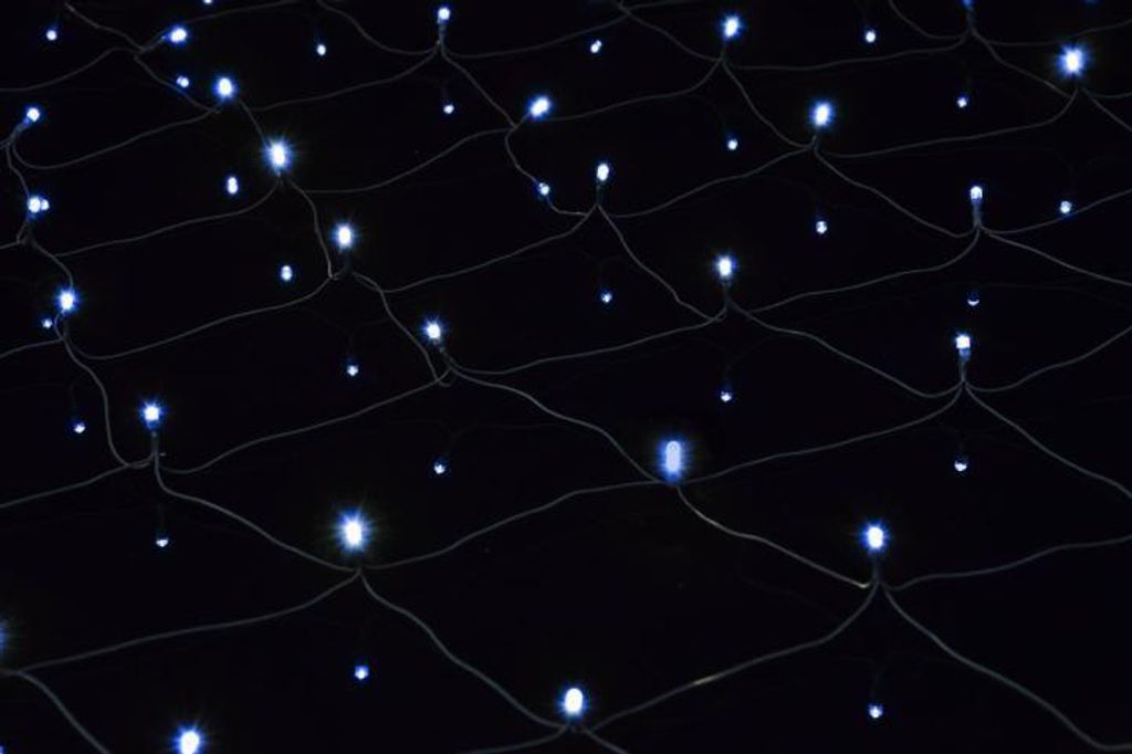 Siatka świetlna LED 160 biała zimna 2x2m zasilanie Zdjęcie produktu 