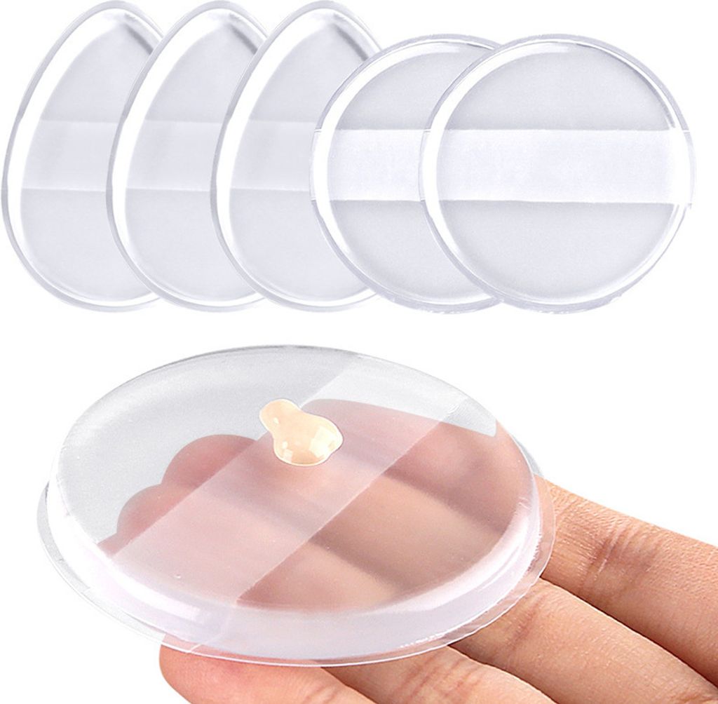 INF Makelloses Finish 5-teiliges Make-up Schwamm Set - Tropfenform & Rund