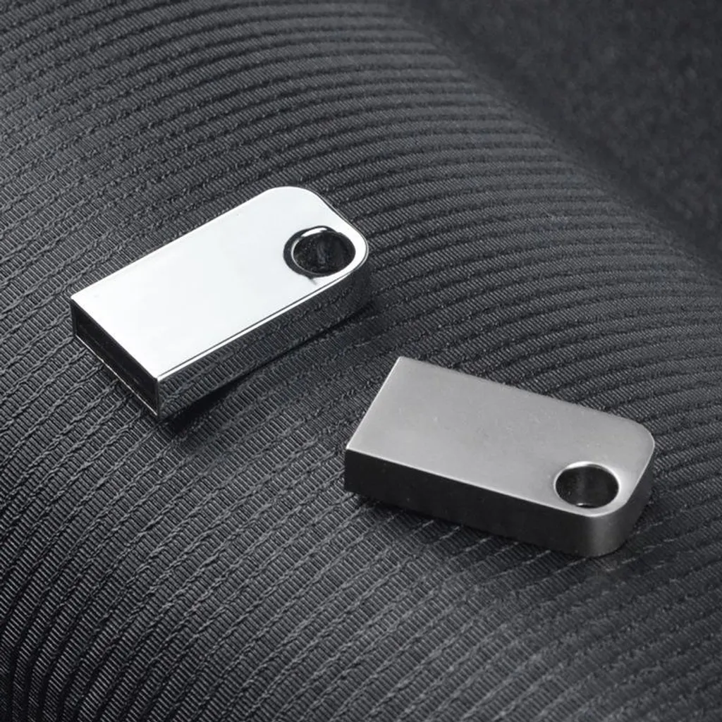 Clé USB 128 Go Métal Argenté, Mémoire Flash Haute Vitesse pour PC - 3