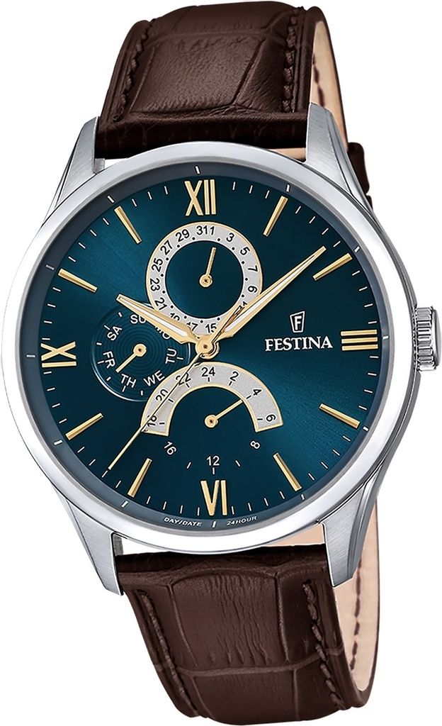 Festina Herren Uhr Lederarmband braun D2UF16823/A