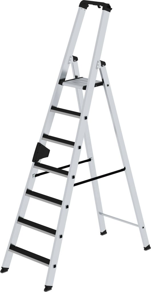 Stufen-Stehleiter einseitig begehbar mit clip-step 7 Stufen