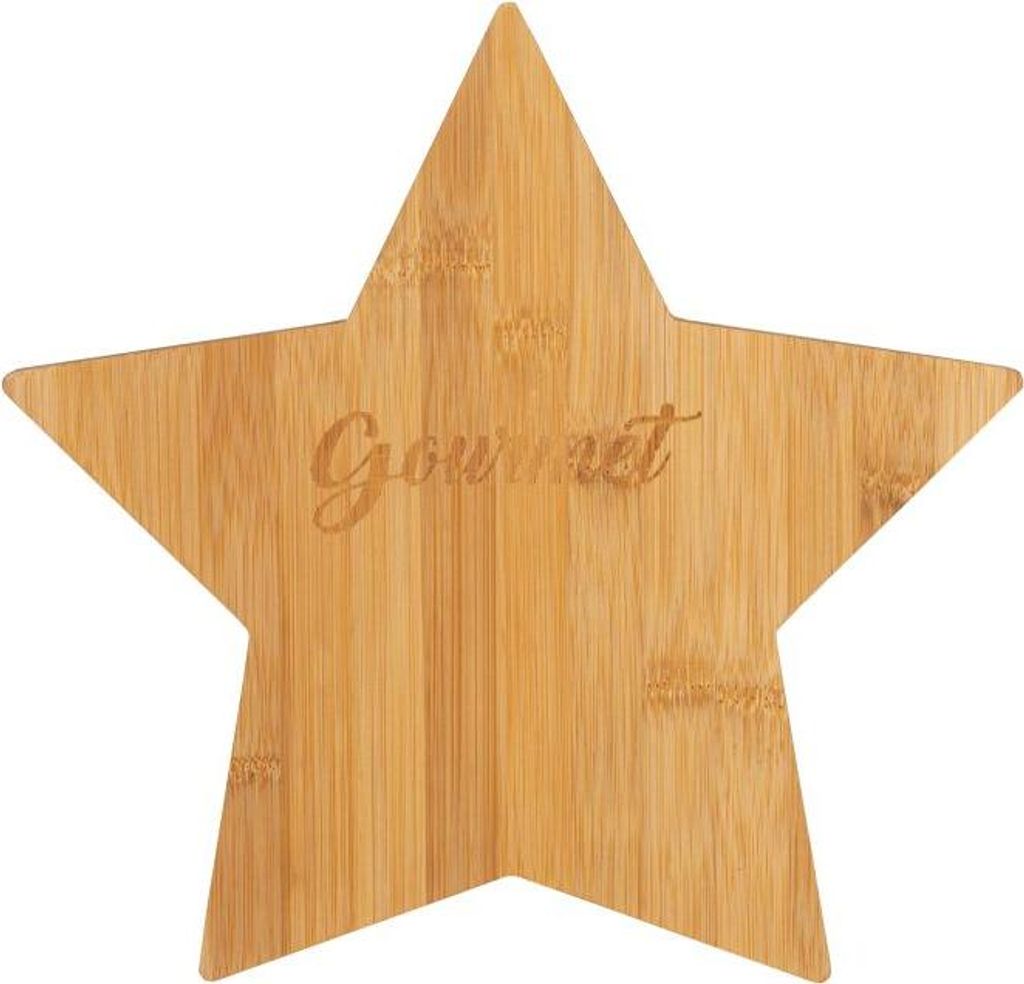 Räder Bambusbrett Stern Gourmet 31x31,5cm