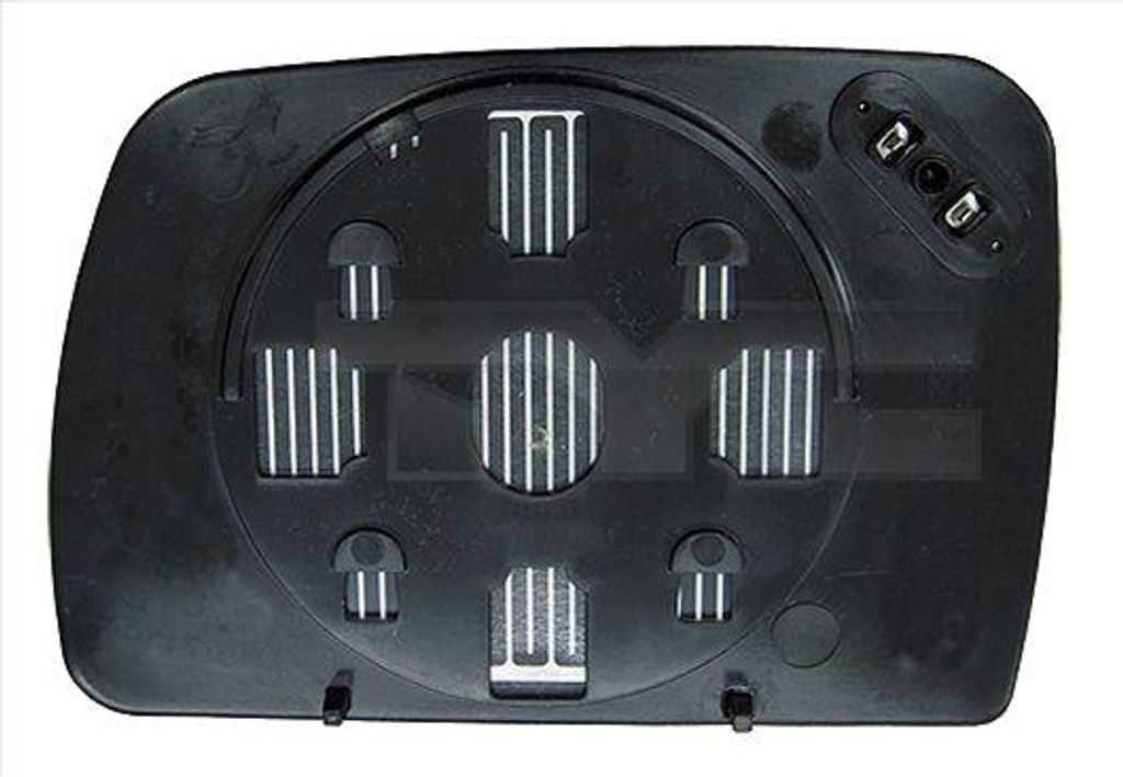 TYC 303-0124-1 Spiegelglas, Außenspiegel OE 51168408797 kompatibel mit X5