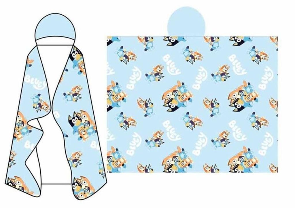 Bluey knuffeldekenset, 120x150 cm. Pluizige deken en warme Productafbeelding 