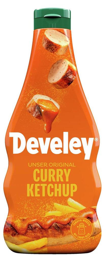 Develey Original Curry Ketchup fruchtig wuerzig mild 500ml Zdjęcie produktu 