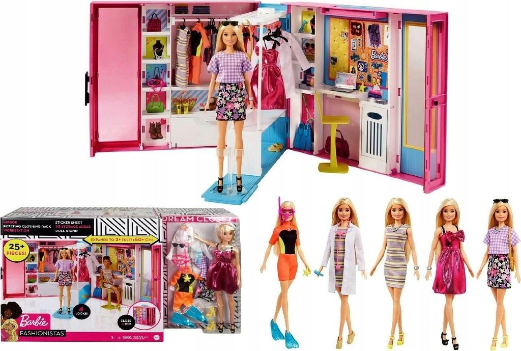Mattel GBK10 Barbie Traum Kleiderschrank Produktbild 19