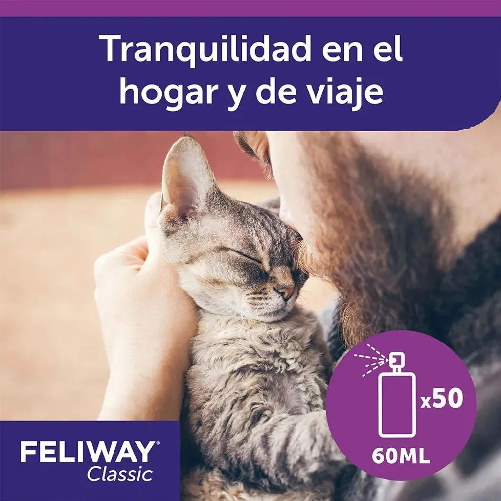 Feliway Apaisant 60 ml Ceva - Éliminez les odeurs d'urine de chat