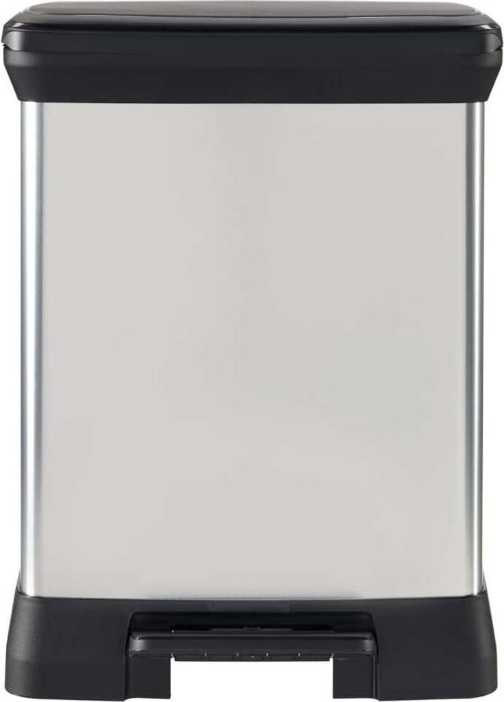 Odpadkový koš Curver Deco Bin Duo 10 + 18 l stříbrný Image du produit 