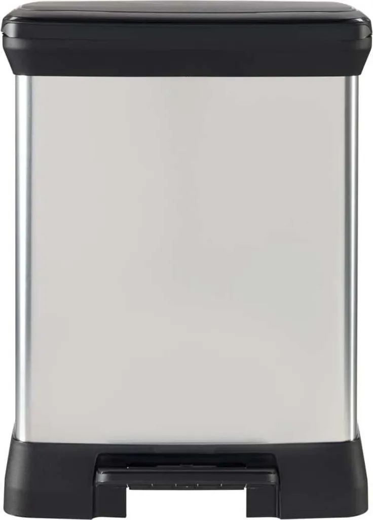 Poubelle Curver Duo 10+18L Argent : Dites adieu aux Mauvaises Odeurs