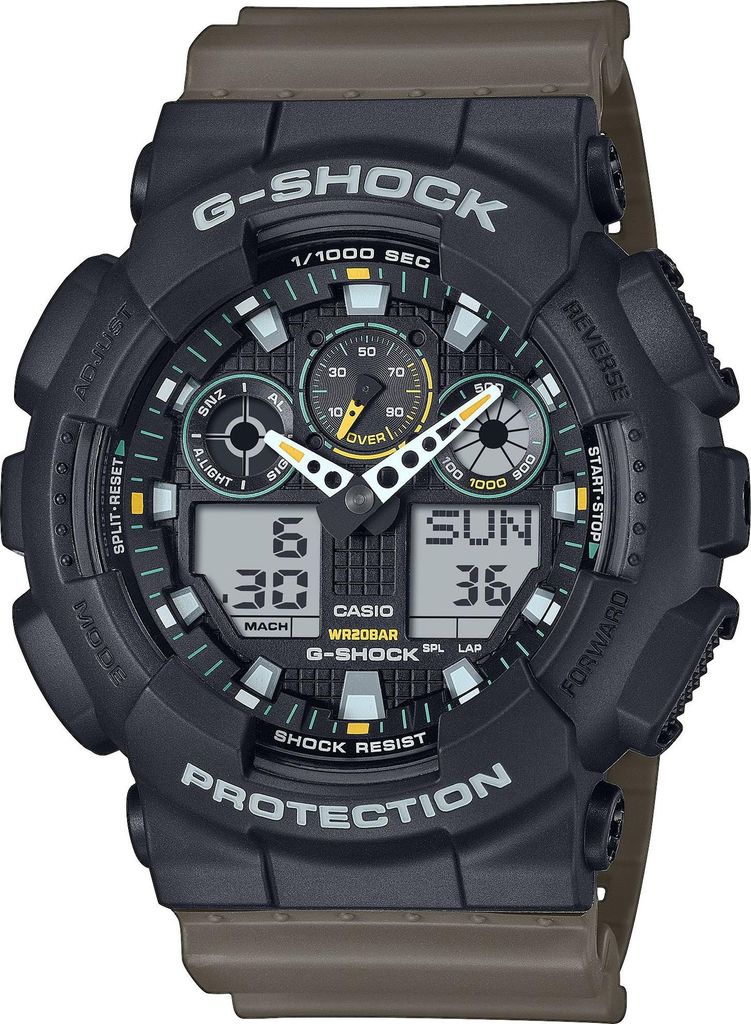 Casio G-Shock Armbanduhr GA-100TU-1A3ER