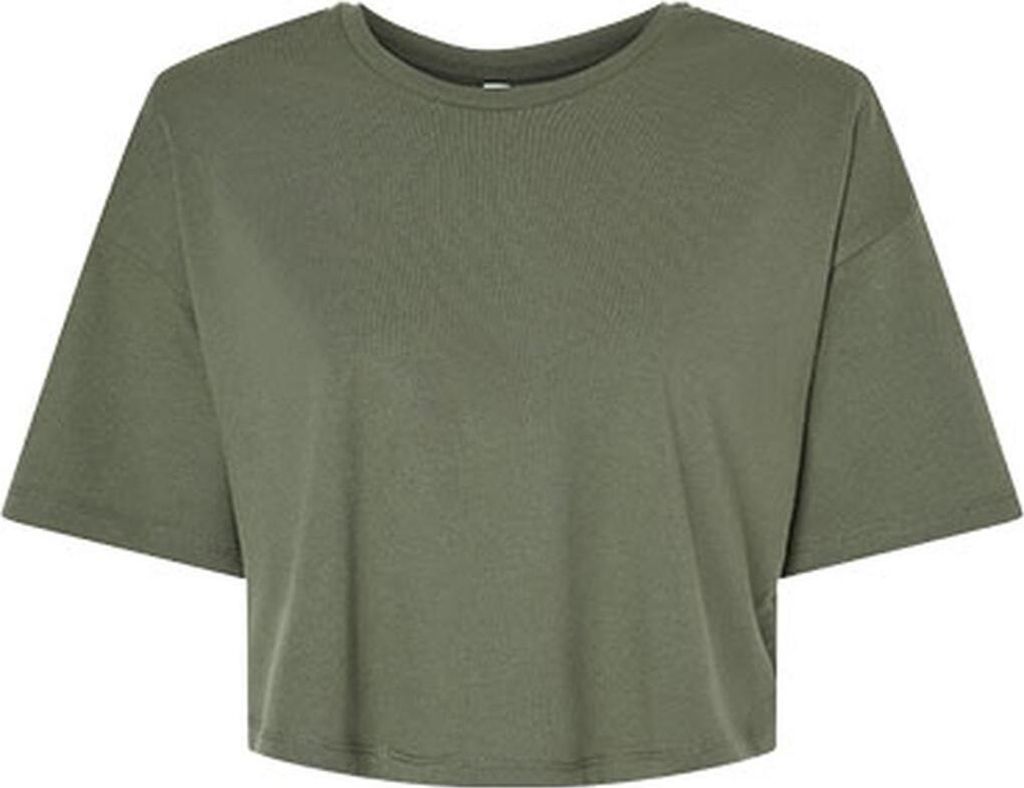 Bella 6482 | WomenŽs Jersey Crop Tee XS bis XL - Farbe: Military Green - Größe: L