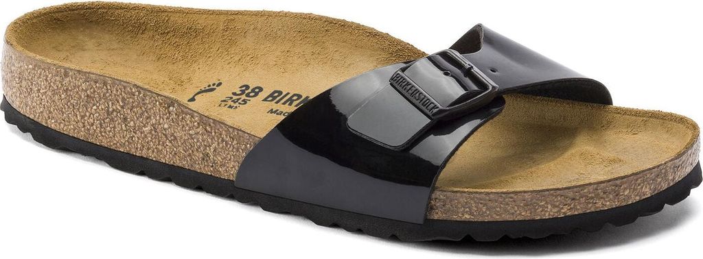 Birkenstock Madrid Black Patent - Damen Hausschuhe - 040303 Produktbild 