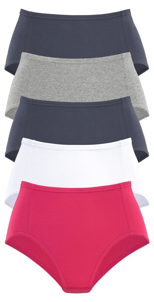 petite fleur by Lascana Taillenslip rot, weiß, marine, Produktbild 