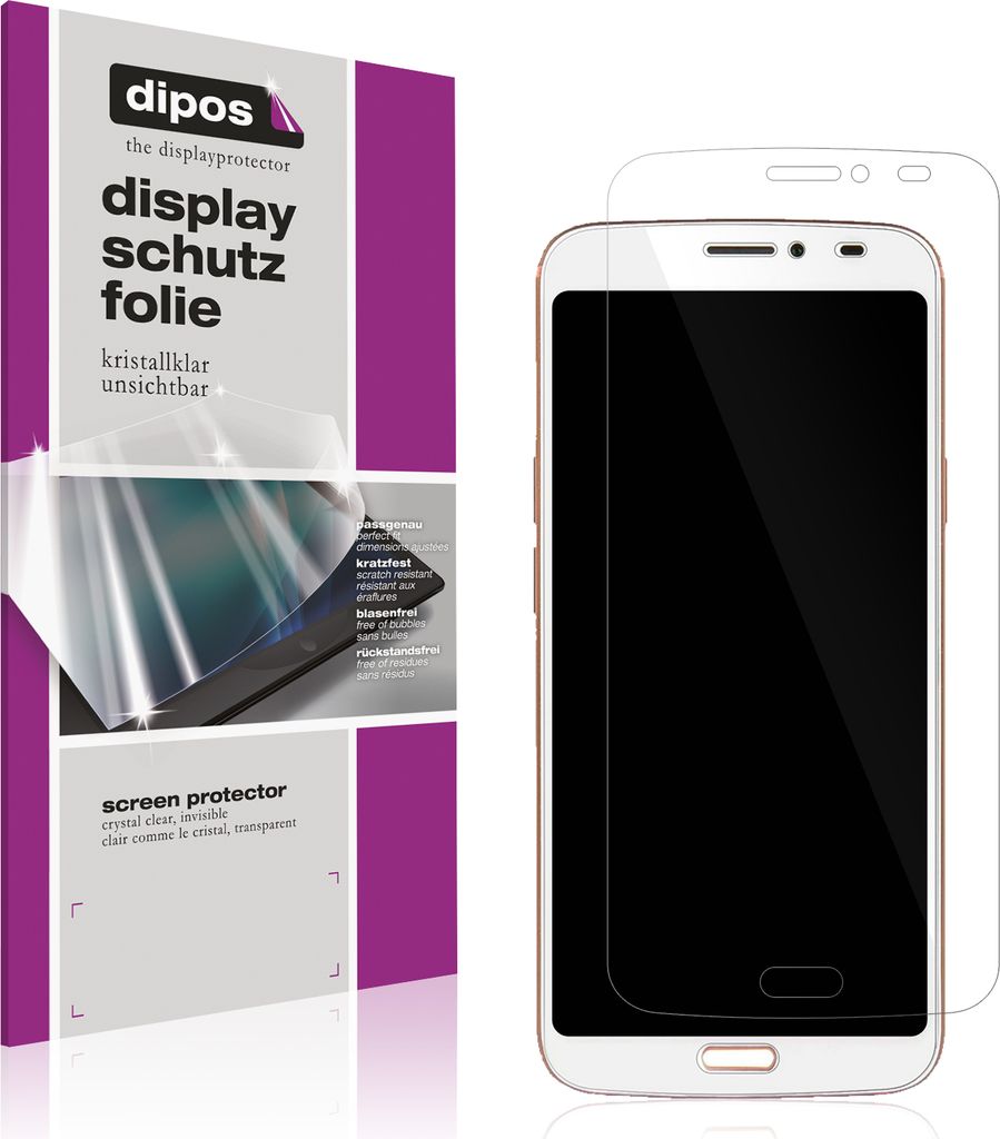 2x Schutzfolie für Doro 8080 klar Displayschutzfolie Folie Display Schutz dipos