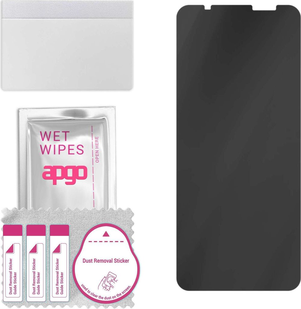 apgo Hybrid Privacy Schutzglas, Matt, kompatibel mit Asus Rog Phone 6D Ultimate, Anti-Spy, toller Ersatz für Hartglas, kratzfester Displayschutzgl...
