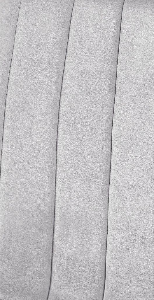 DELUKE® Stuhl LENZ Samt - 88x45x53cm, grau, Metall Gestell Produktbild 8