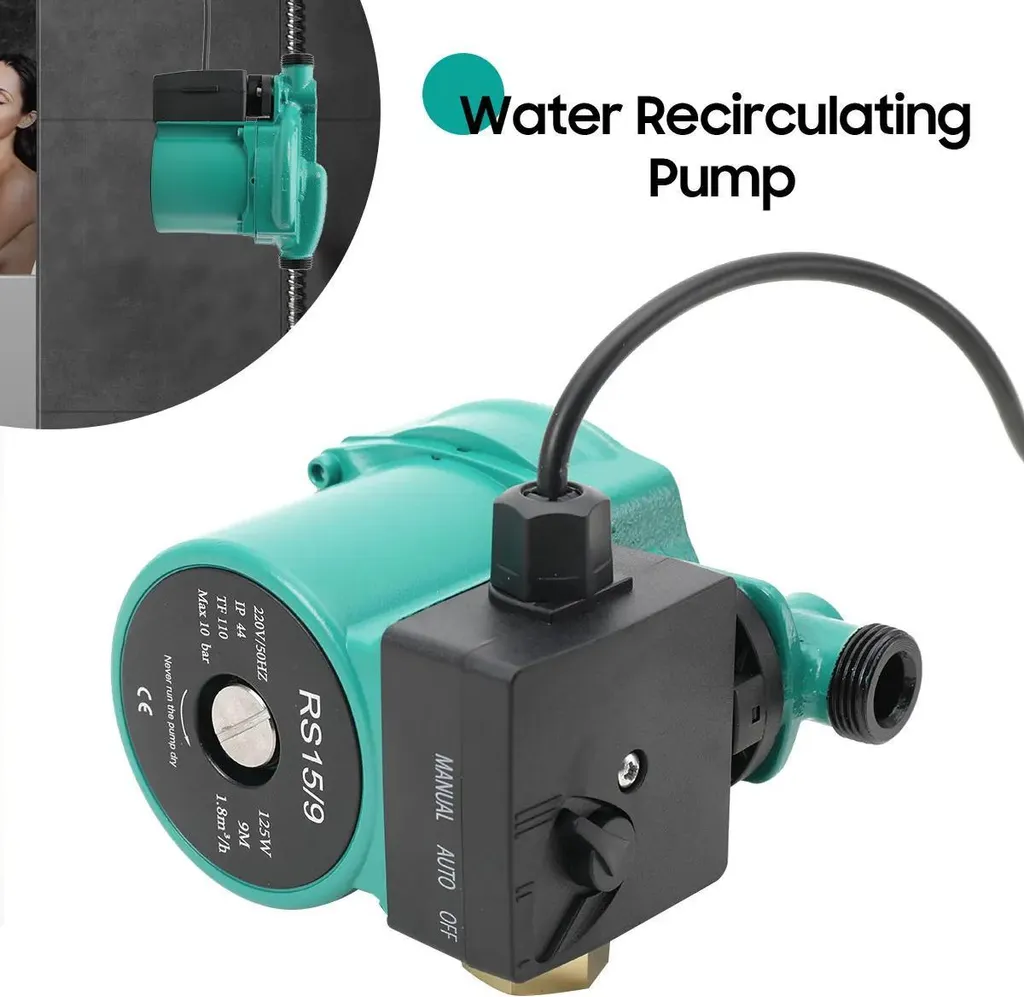 Solution basse pression : pompe de circulation 220V eau chaude 3 vitesses - 2