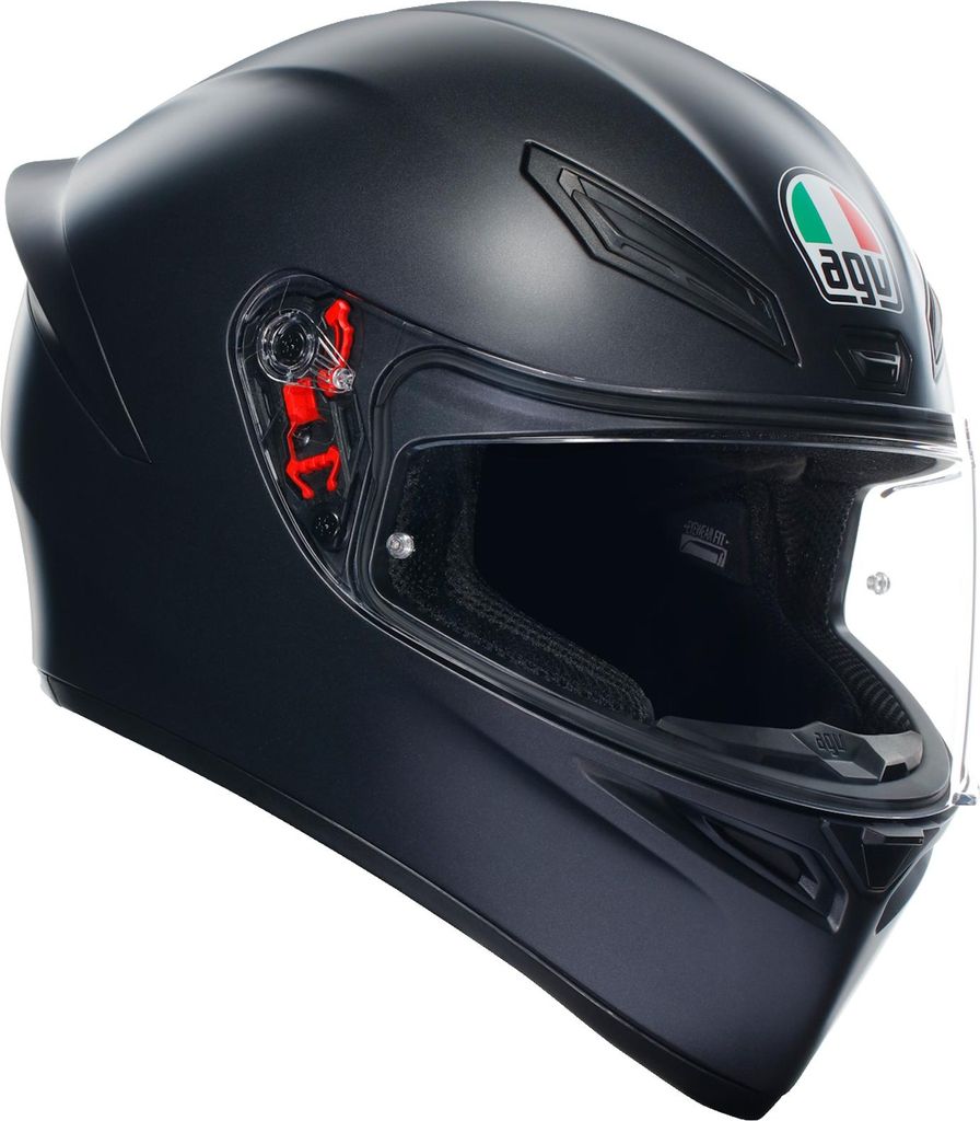 AGV K-1 S Mono 2.0 Helm, schwarz matt, 2XL (63/64)