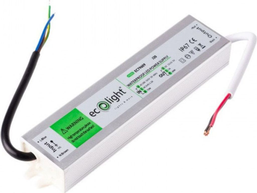 2976 LED Netzteil 12 Volt 60 Watt Spritzwasser geschützt IP67