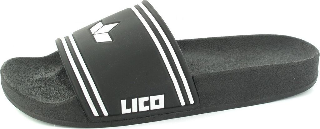Lico Badesandalen in Übergrößen Schwarz 430009 / 430011 große Herrenschuhe