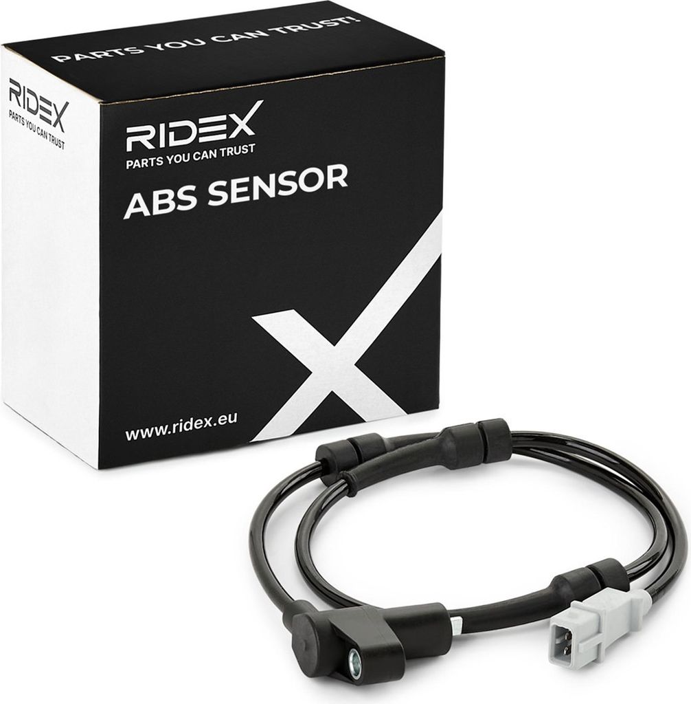 RIDEX ABS Sensor Raddrehzahl Hinten Beidseitig passend für PEUGEOT 306 Schrägheck (7A, 7C, N3, N5) 412W0143