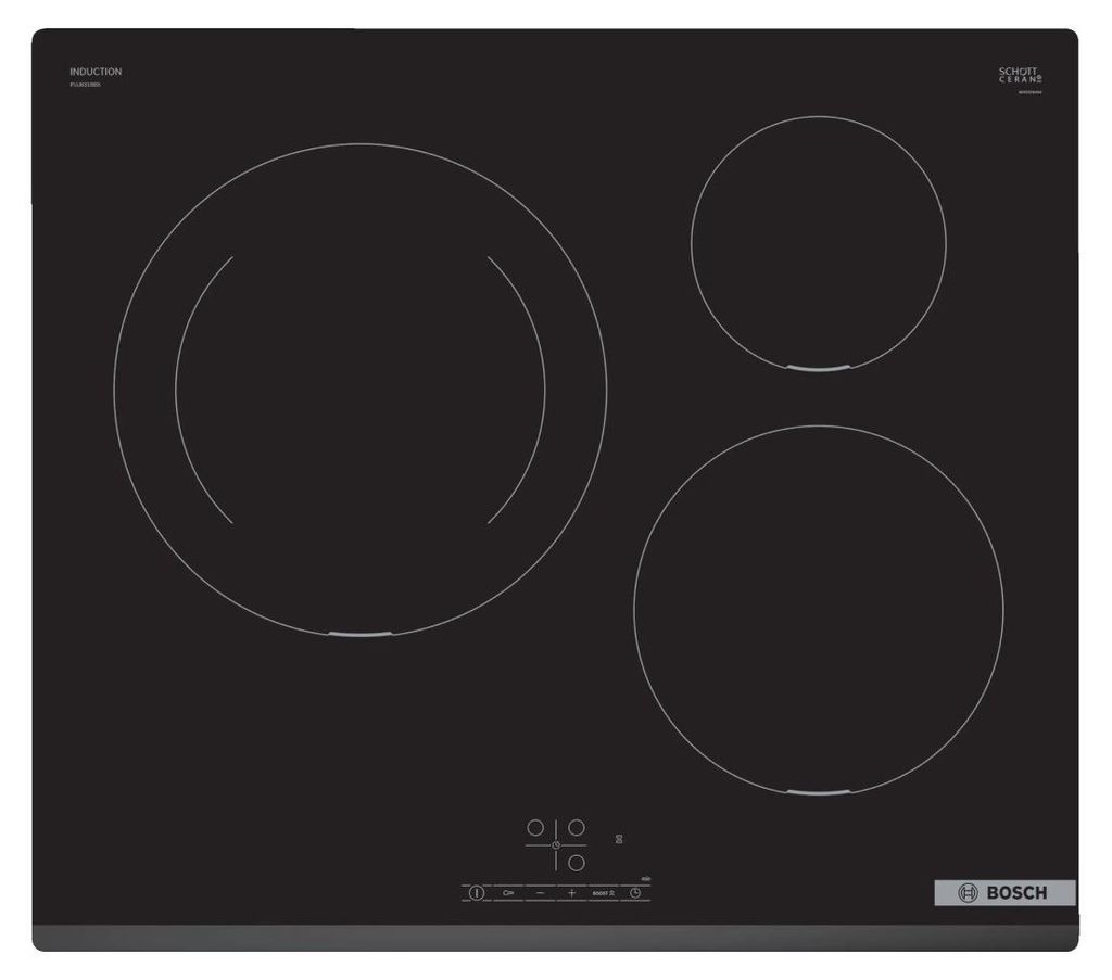 Bosch Serie 4 PUJ631BB5E, Schwarz, Integriert, 59.2 cm, Produktbild 