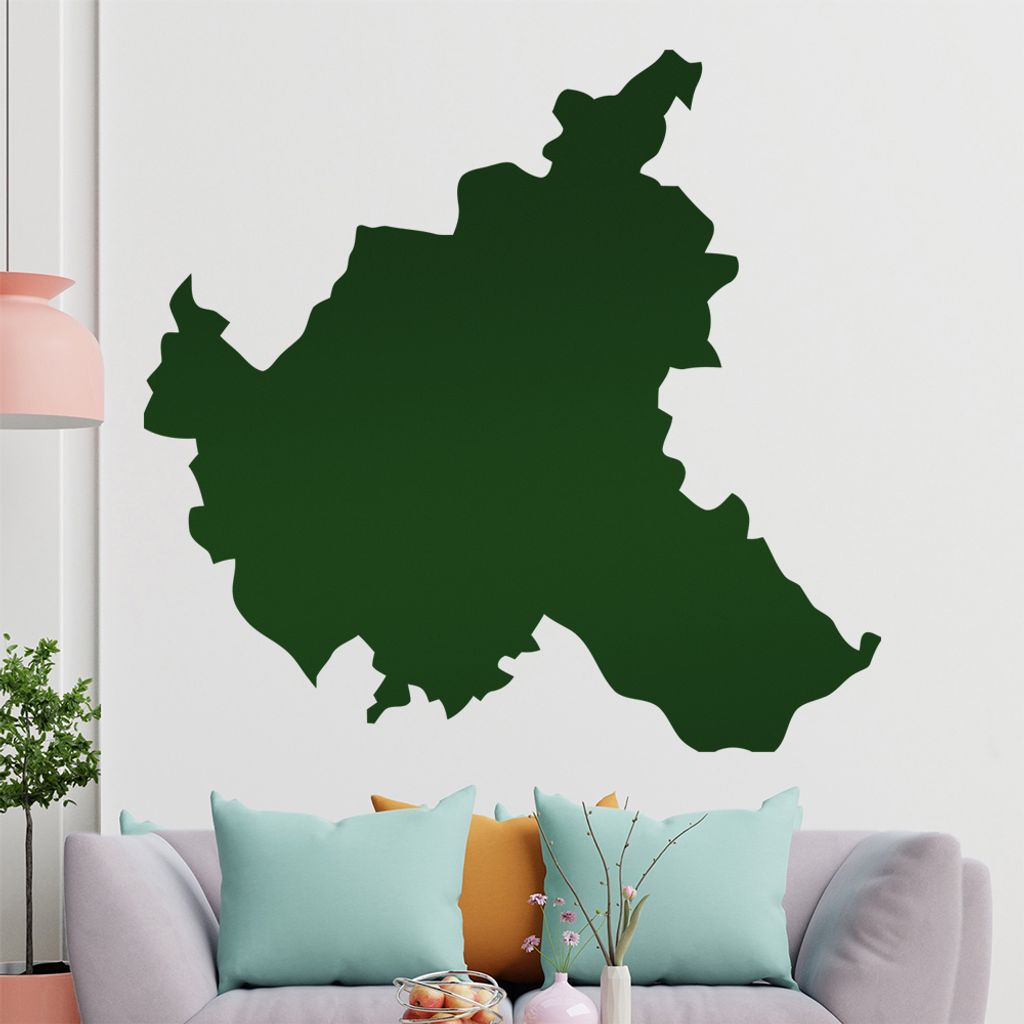 KIWISTAR Bundesland Hamburg - Reeperbahn Wandtattoo in 6 Größen - Wandaufkleber Wall Sticker - Dekoration, Küche, Wohnzimmer, Schlafzimmer, Bade...