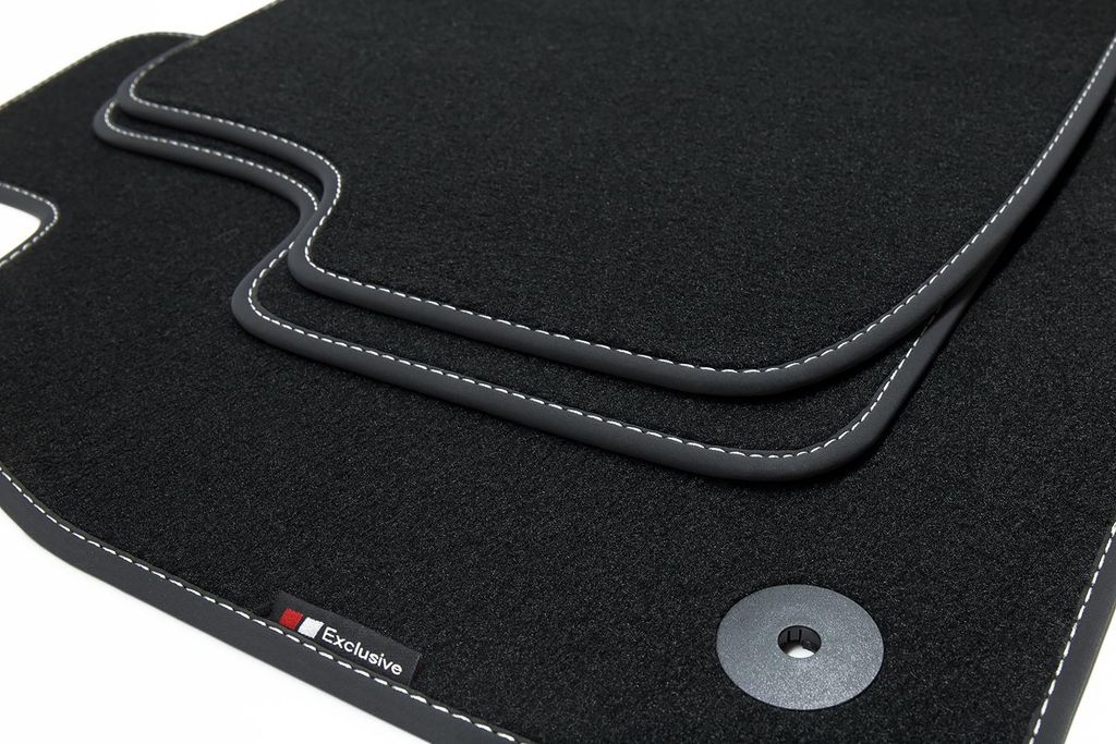 Exclusive-line Design Fußmatten passend für Audi A4 B8 8K Produktbild 