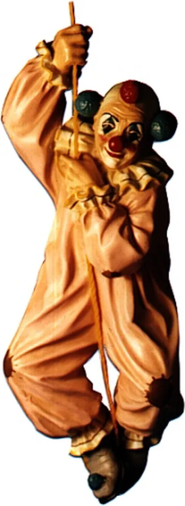Statue de clown contemporaine pour décoration intérieure de luxe 5003