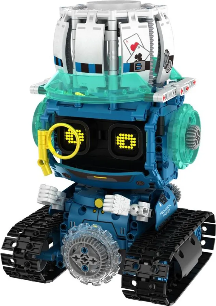 Robot de Construction Programmable 3 en 1 avec Télécommande RC 494 Pièces
