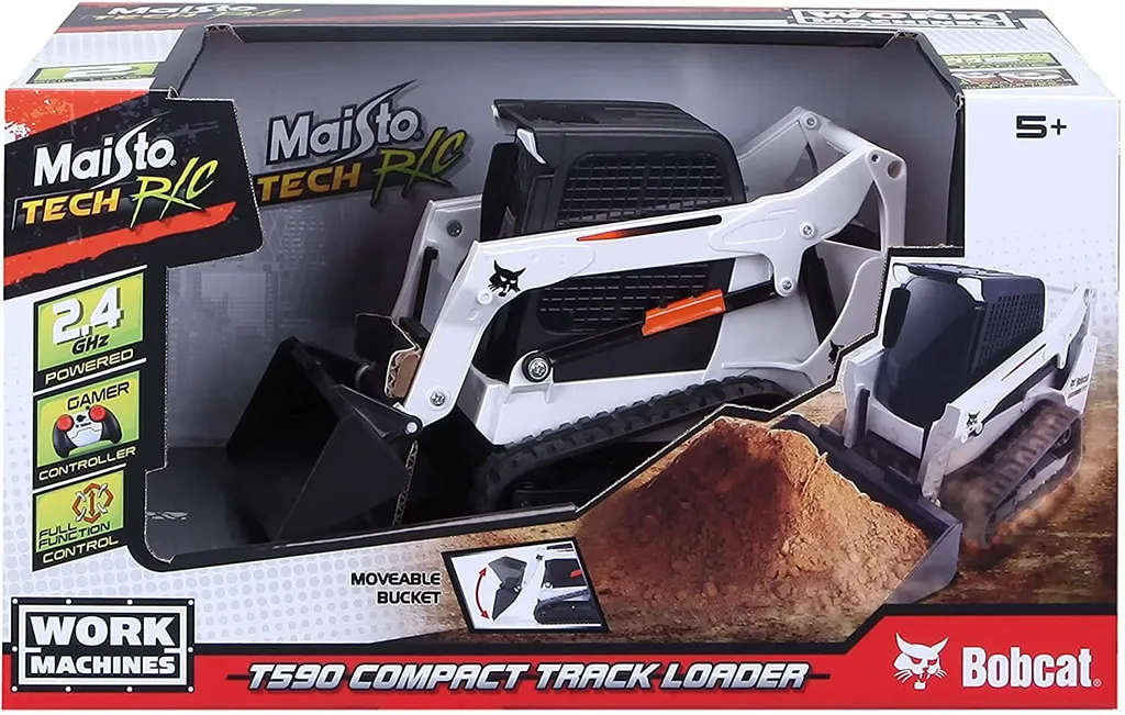 Maisto Tech 82183 Véhicule Télécommandé Bobcat T590 Chargeur 19cm