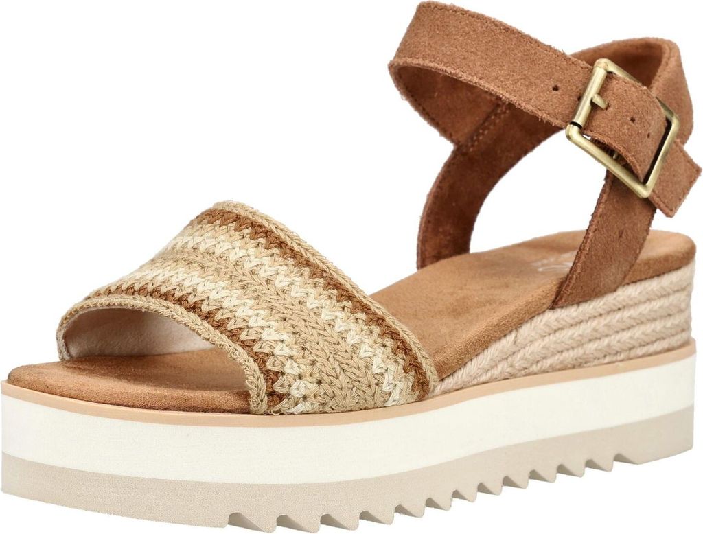 TOMS Diana Sandalen Touwzool - Cognac - Maat 42