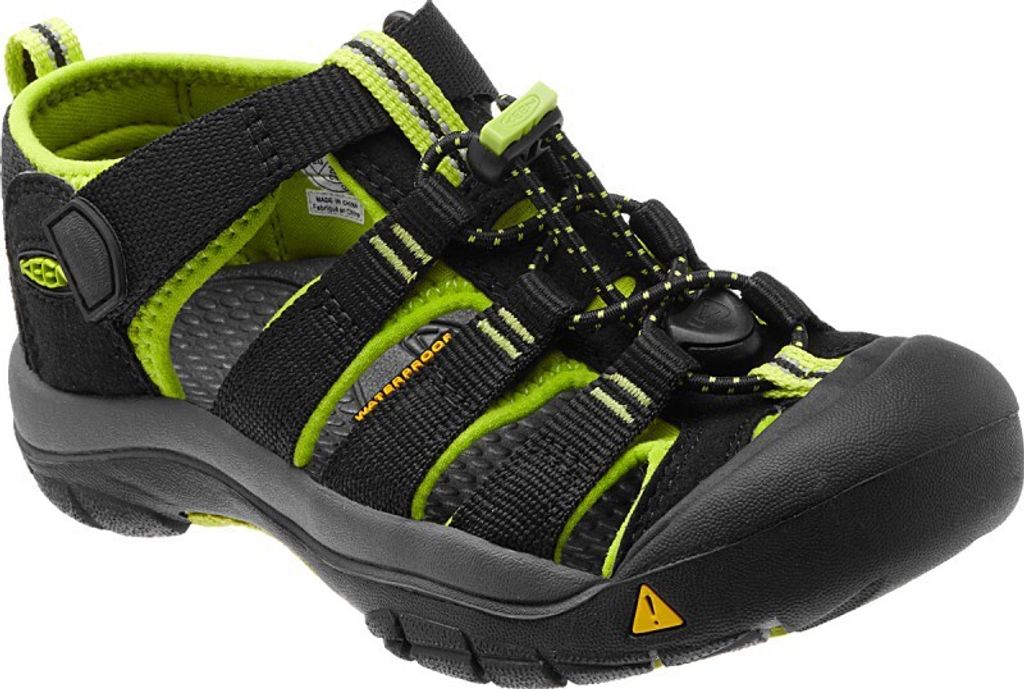 Keen NEWPORT H2 Kids Kinder-Sandale schwarz grün, Größe:29