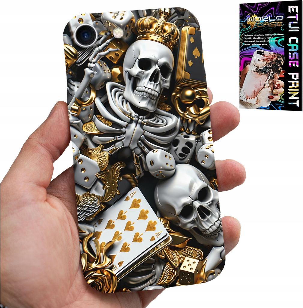 Etui Für Iphone Se / Se2 - König Der Poker Würfel Ass Designs Für Männer