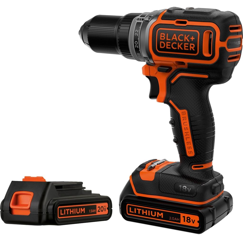 Black+decker wkrętarka 18v bl186kb 52nm 2x2,0ah bl