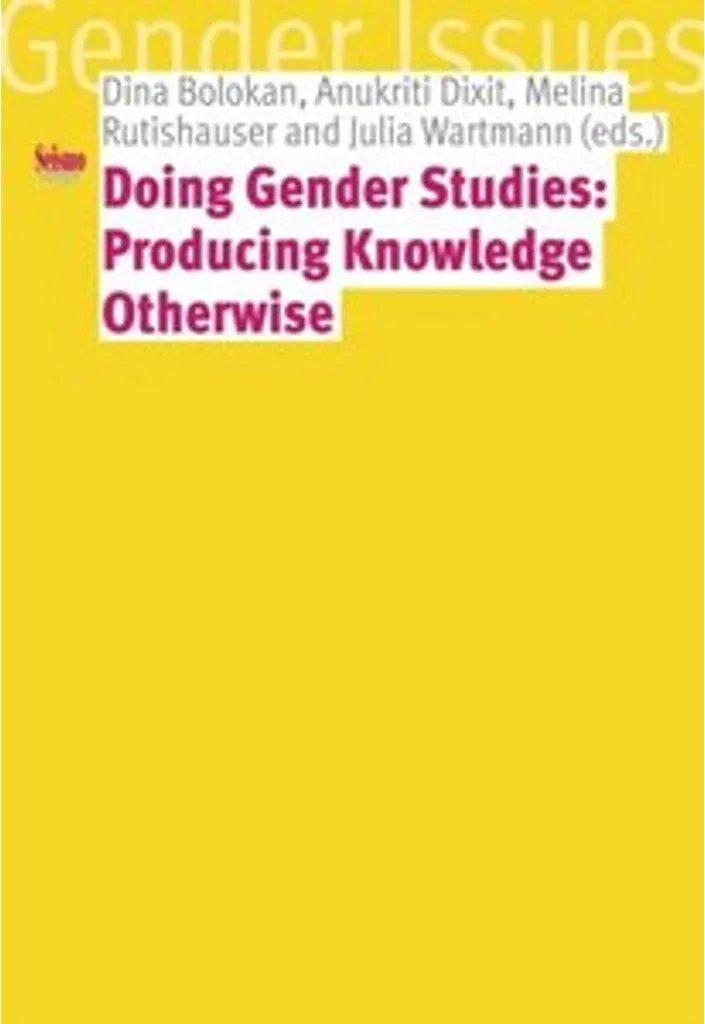 Livre de sociologie : Faire des études de genre et produire le savoir