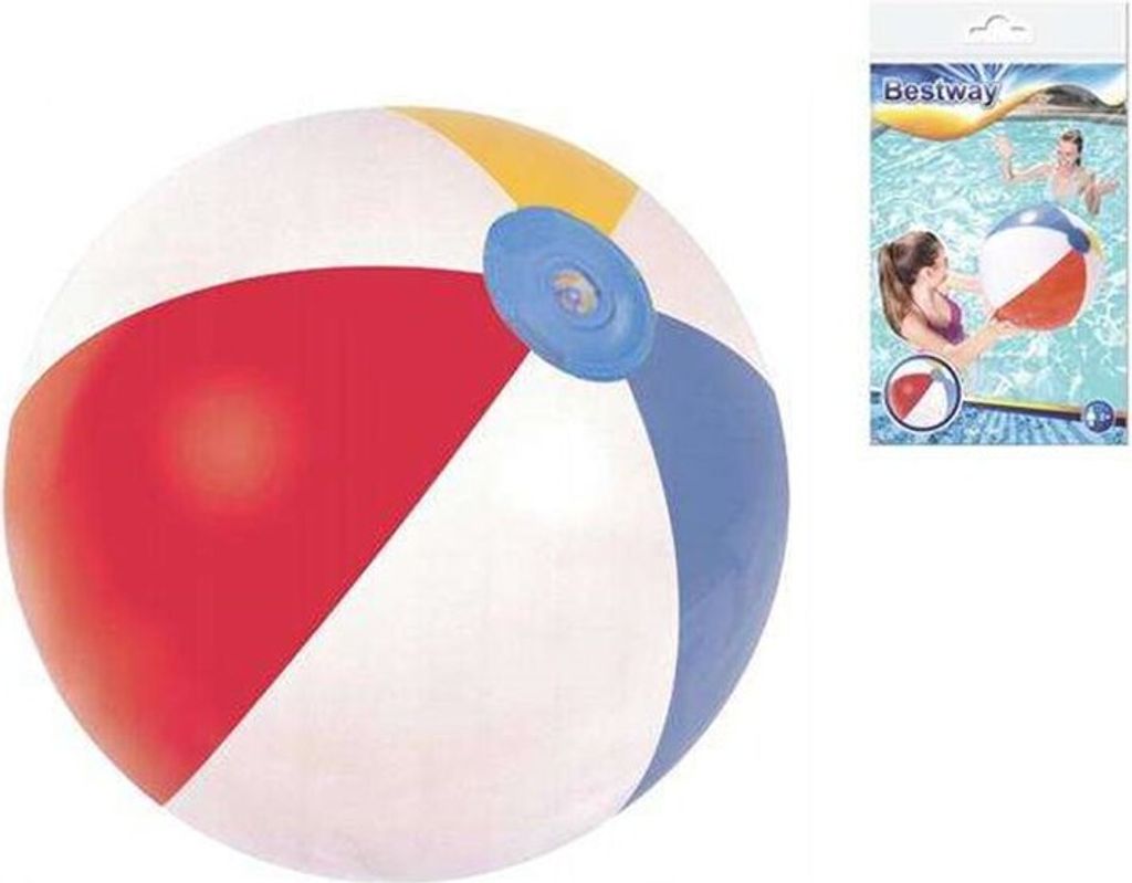 Nadmuchiwana piłka plażowa, 51 cm Zdjęcie produktu 3