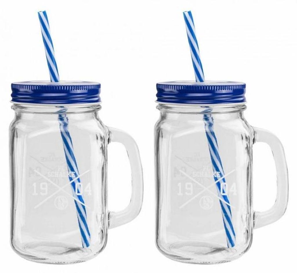 FC Schalke 04 Trinkglas 2er-Set Produktbild 