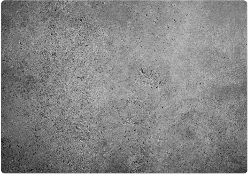 Raue Betonstruktur – Bodenschutzmatte – Rutschfest – Schutzmatte für Büro – Vinylmatte – Stuhlunterlage – 100 x 100 cm