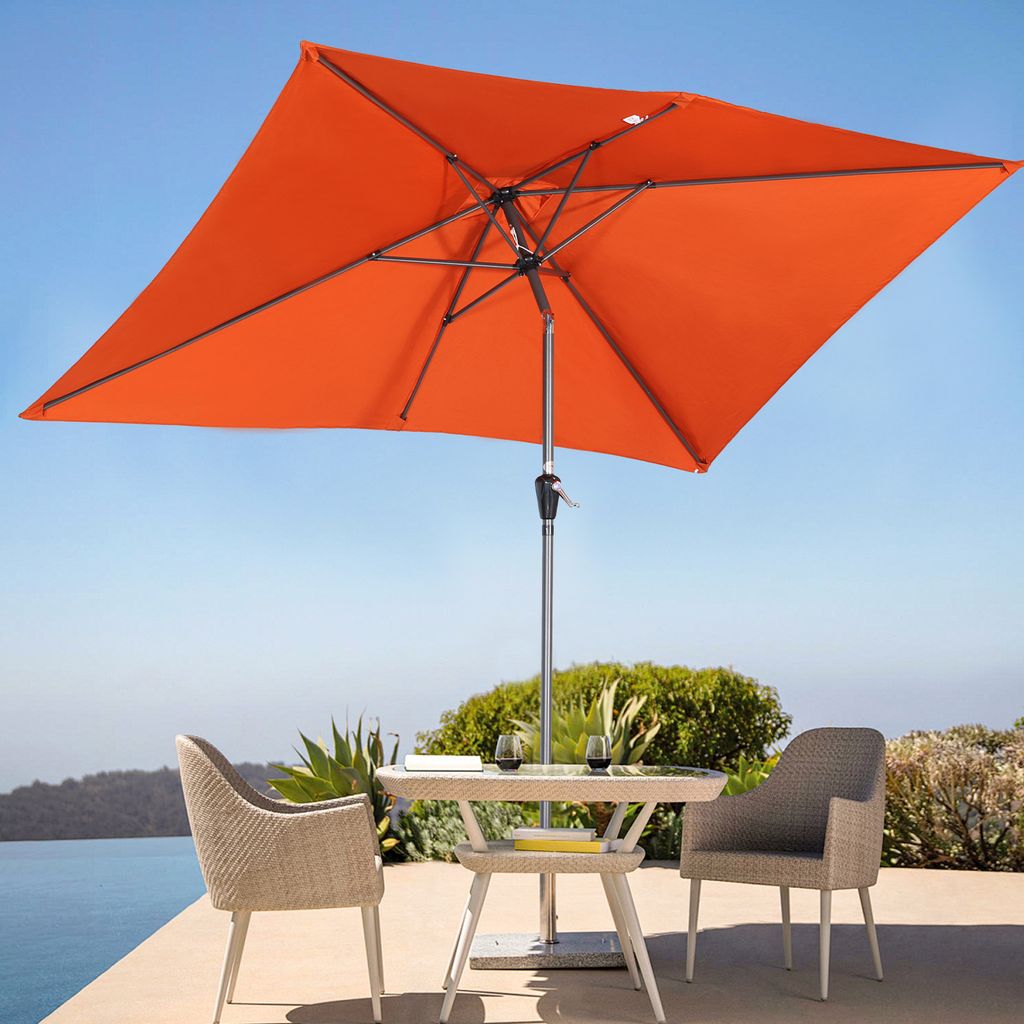 Ombrellone Da Esterno 270 Cm TOSCANA Rosso - Foto 11