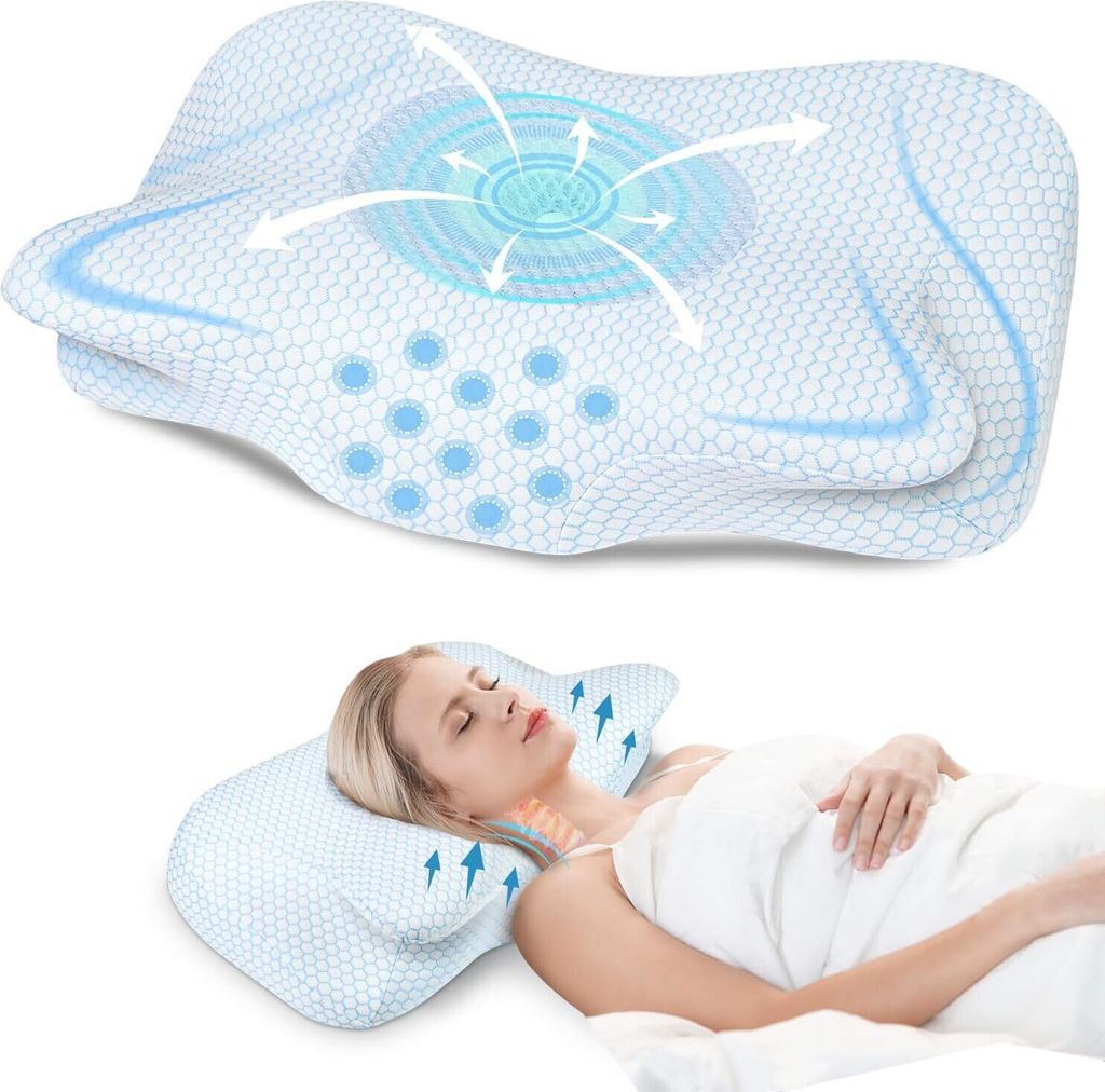 Nackenstützkissen, Orthopädisches Memory-Foam-Kissen, Produktbild 
