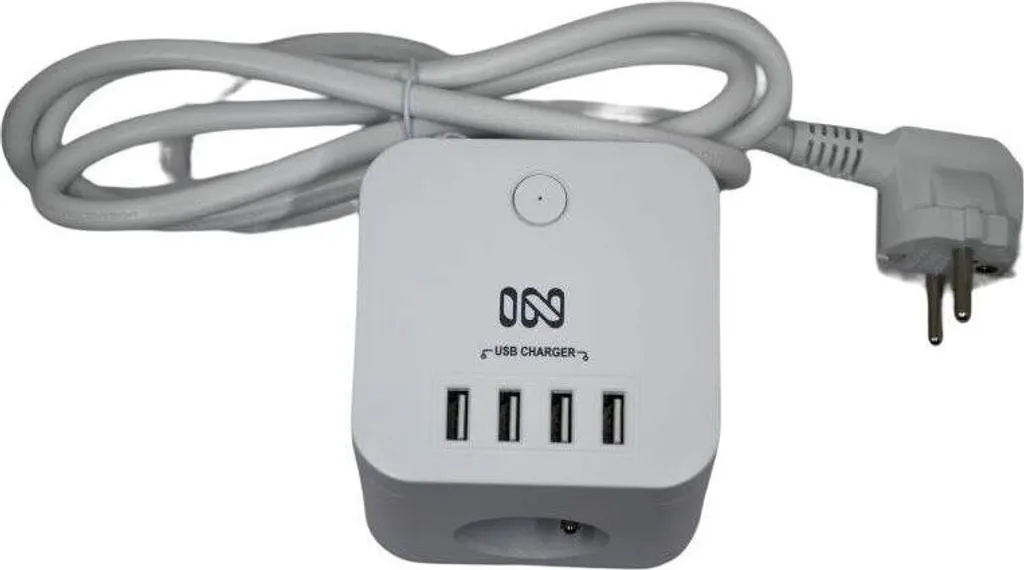 Parasurtenseur Cube 3 Prises + 4 USB : Protection et Charge Compacte - 2